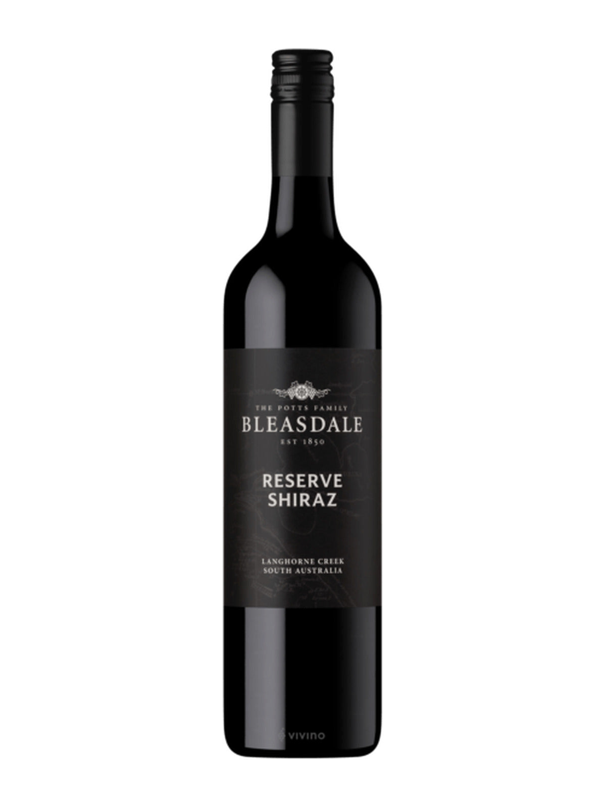Bleasdale Langhorne Creek Reserve Shiraz 2022 — bottle