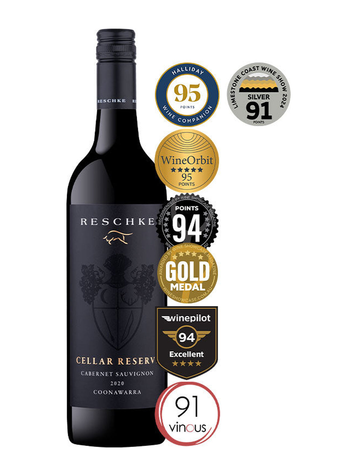 Reschke Cellar Reserve Coonawarra Cabernet Sauvignon 2020 — bottle