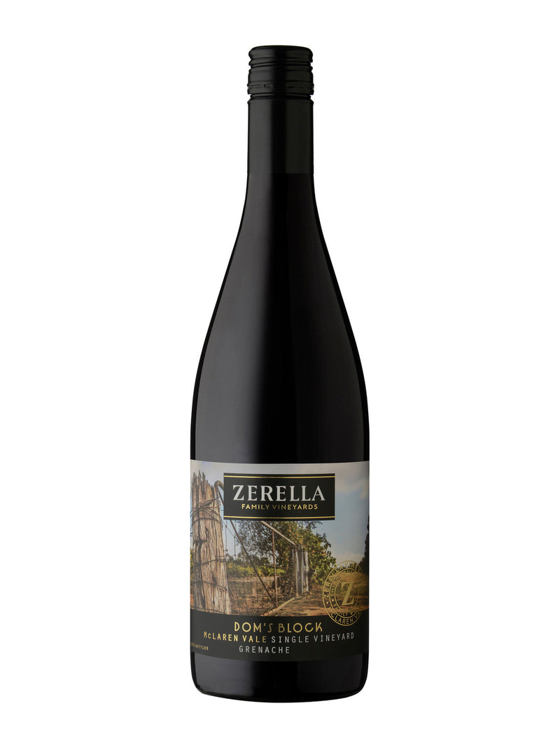 Zerella Dom's Block Single Vineyard Old Vine Grenache 2023 — bottle
